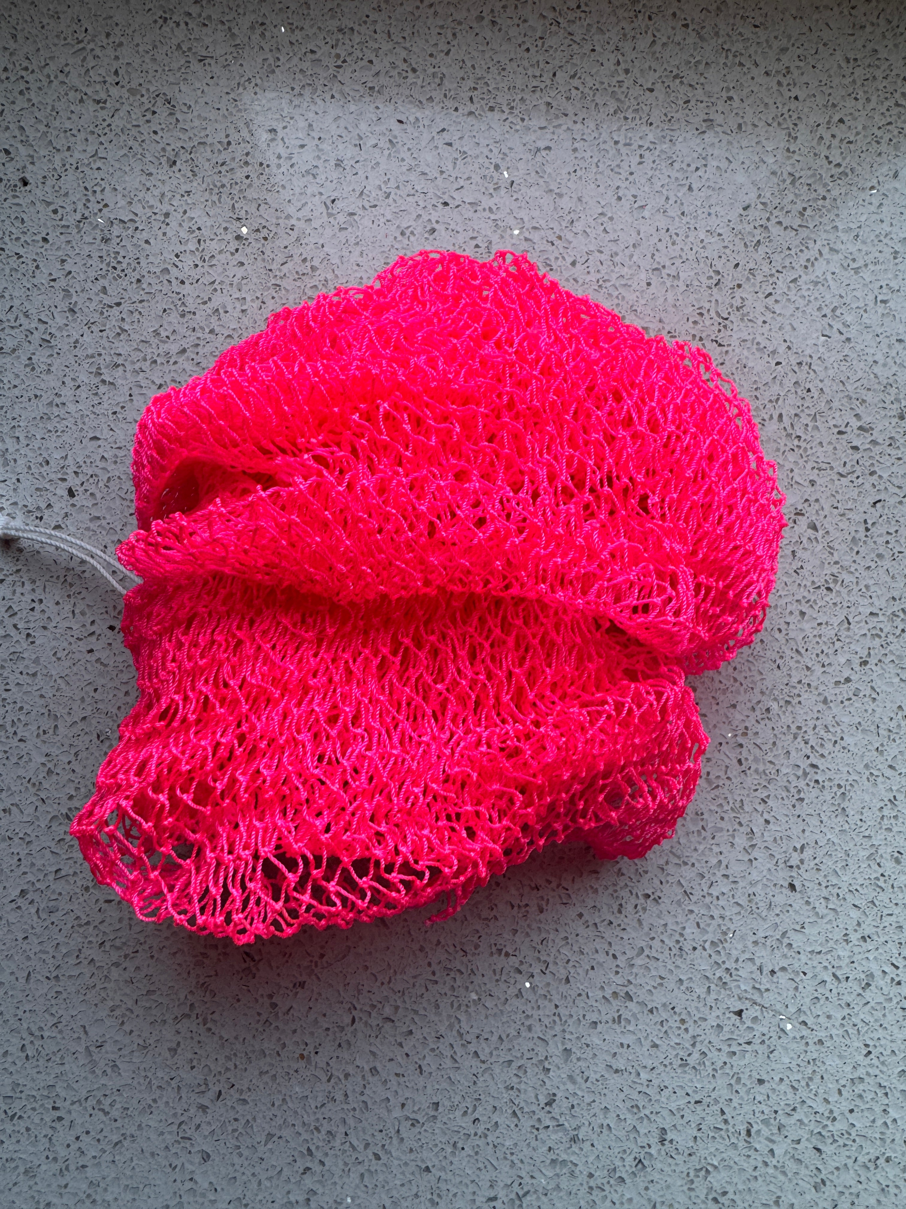 Pink Net Sponge 